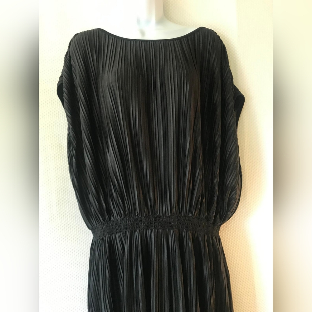 Banana Republic Black Pleated Maxi Dress - Picture 5 of 8
